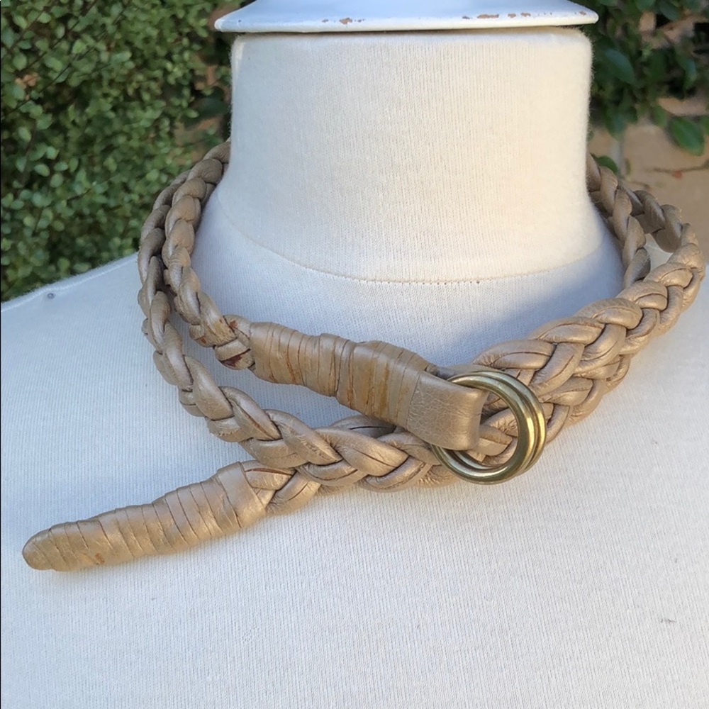 Jack Rabbit Gold belt Braided